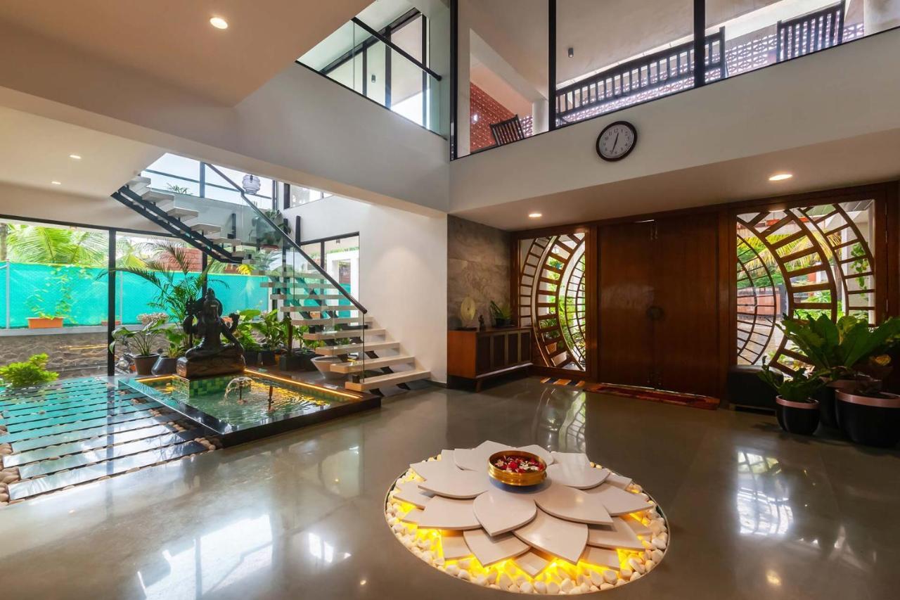 Villa Sereno By Stayvista - An Elegant And Entertaining Retreat Featuring A Swimming Pool, Outdoor Jacuzzi, Modern Interiors, And A Snooker Table Alībāg Exteriér fotografie